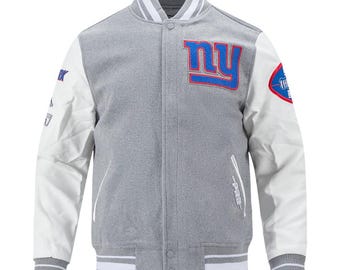Herren Retro New York Varsity Jacke | Giants Lettermen Jacke