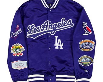 Herren Los angeles Dodgers Varsity Jacke | New Era Ovo Jacke