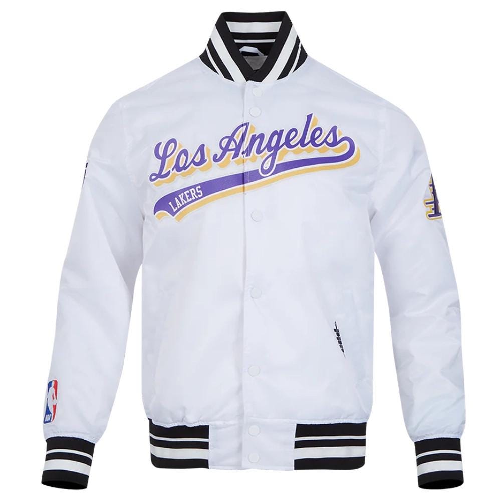 Discover Men's LA Lakers Team Baseball Jacket