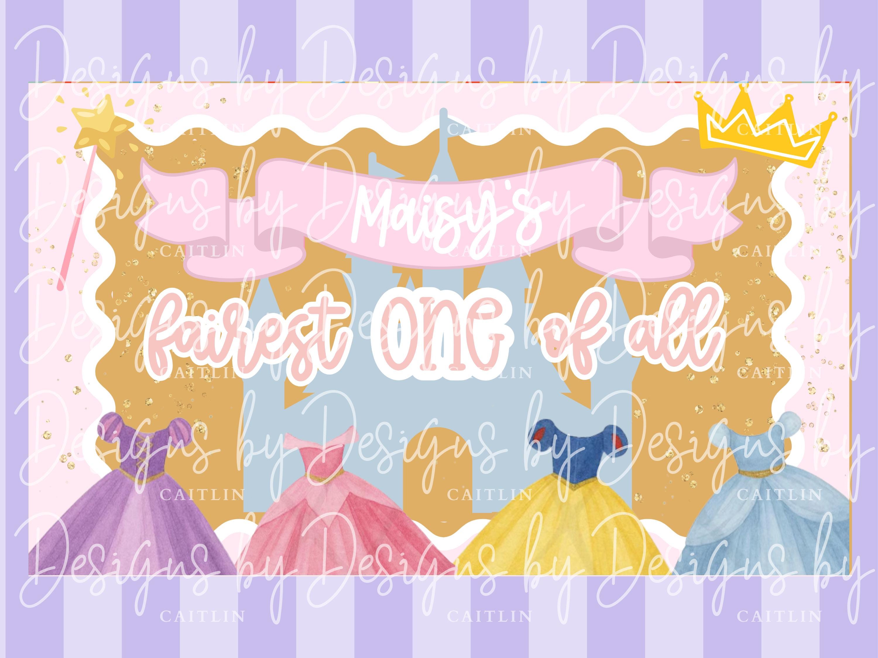disney princess dress banner Princess Backdrop Banner Party Supplies Girls Birthday Decoration Background