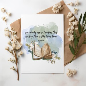 Some Books are Like Home Digital Print