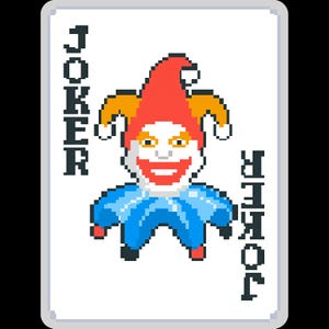 Balatro : Sticker carte Joker (1-10) - Autocollant en vinyle de haute qualité