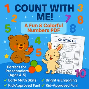 Number Tracing Worksheets for Preschool: Handwriting Practice (Download PDF)