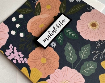 Mahal Kita Card - Your choice - Handmade Blank Card