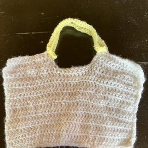 handmade crochet beach bag