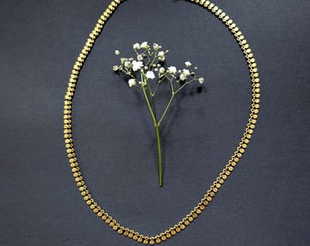 Vintage brass bohemian statement necklace, vintage Sunbeam necklace, vintage gold sun necklace, vintage layering necklace