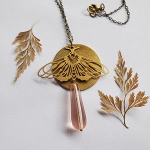 Einfache Messing Motte Halskette, Gold Alltags Halskette, Boho Gold Messing Halskette, Messing Schmetterling, Fee Halskette, Feenflügel