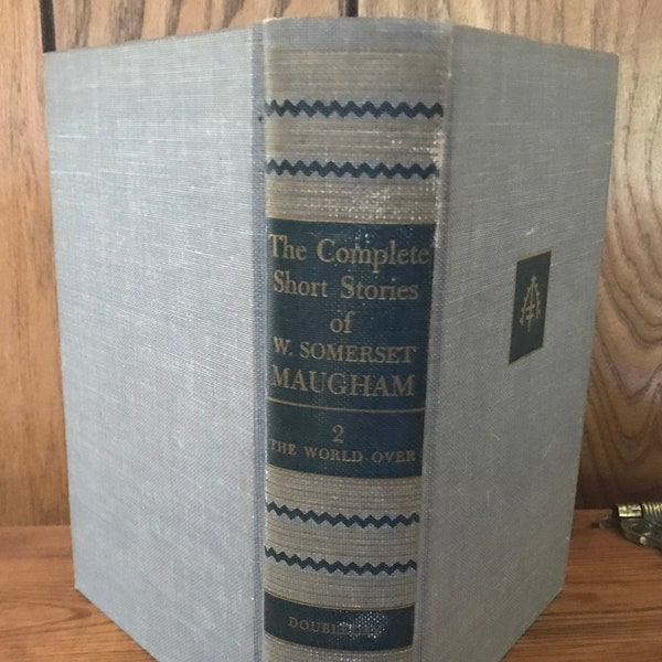 W. Somerset Maugham The World Over Grey Hard Cover Doubleday Vintage 1953 Complete Short Stories II