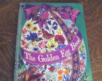 Golden Egg Book Margaret Wise Brown Leonard Weisgard Illustrations Vintage 1947 1st Edition Hard Cover A Big Golden Book 9.5 x 13 inches