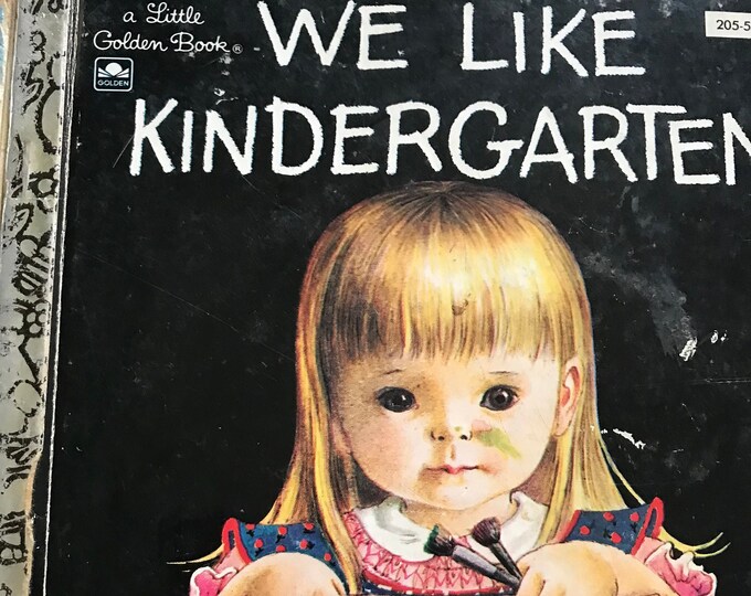 We Like Kindergarten Little Golden Book Preschool Book Read A Loud Story Eloise Wilkin Charming