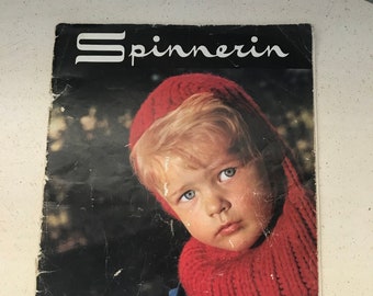 Spinnerin Very Young Fashions Children's Knitting Book Vintage 1966 Spinnerin 0-6 yrs  Patterns Sweaters Baby Layettes Hand Knit Patterns