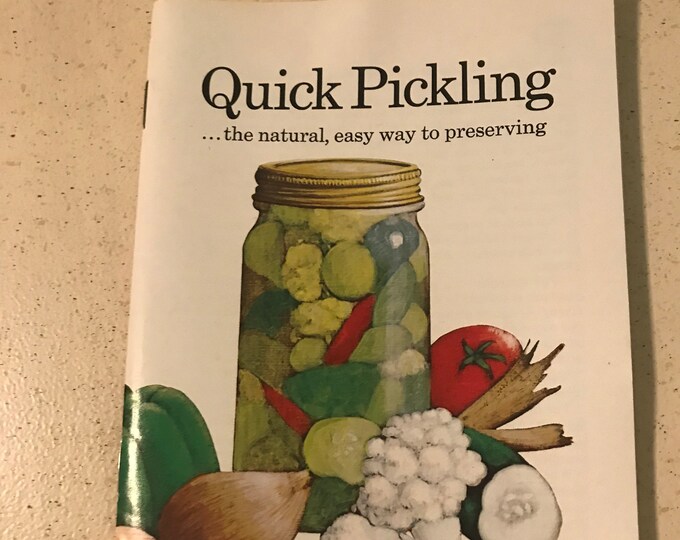 Quick Pickling Booklet Heinz Premium Recipes for Home Etsy