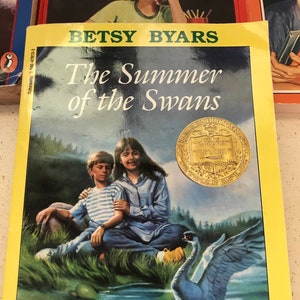 Summer of the Swans by Betsy Byars  Vintage 1970s Soft Cover Newbery Award Winning Scholastic Junior Fiction Reading