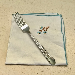 Crosby Dinner Fork Silver Plate Flatware Replacement 7 inch Dinner Fork Vintage 1935 Pattern