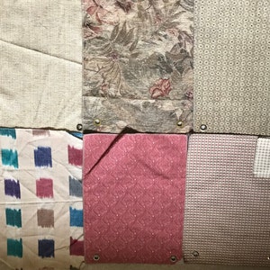 6 NOS Designer Fabric Samples Woodmark 6 Discontinued Swatches 17 x 13 inches Gold Woven Fabrics Vintage 1990s