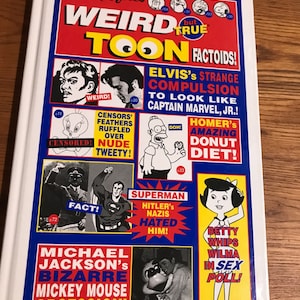 Weird but True Toon Factoid Book Cartoons Vintage 1999 by Craig Yoe Signed by Author Edition Laminated Cover