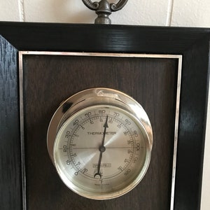 Springfield Wall Weather Station 3 Gauges Thermometer Barometer Hygrometer USA Made Weather Predictor Vintage 1970s Home Decor