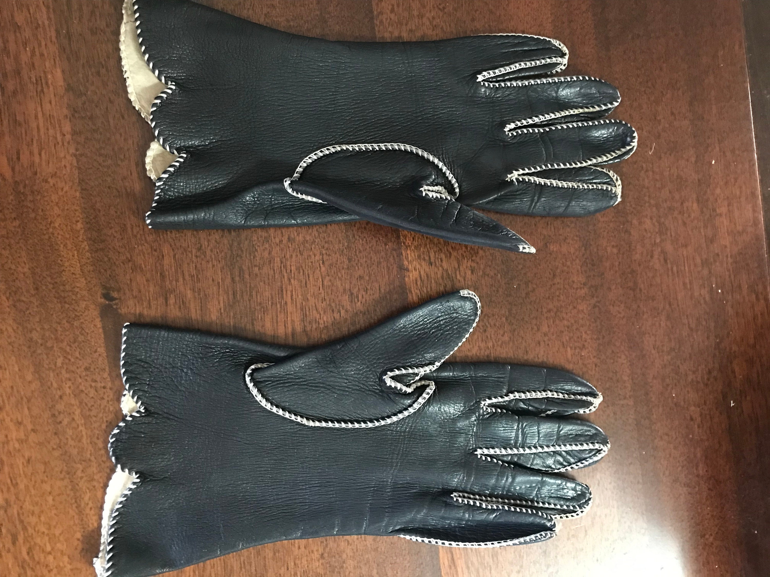 小物 Vintage Star leather glove 6 Pairs NOS Vintage leather Star, Fairfield Work Gloves And