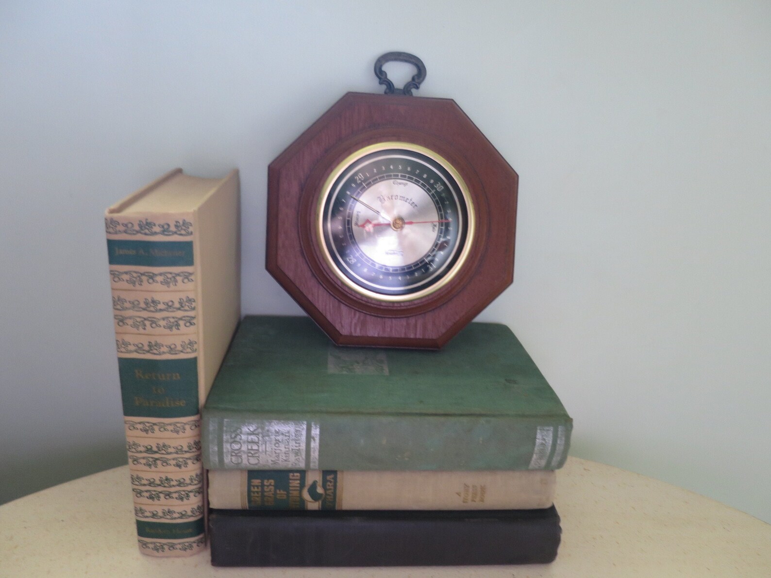 Verichron Wall Barometer Vintage 1970's Faux Wood Case Etsy