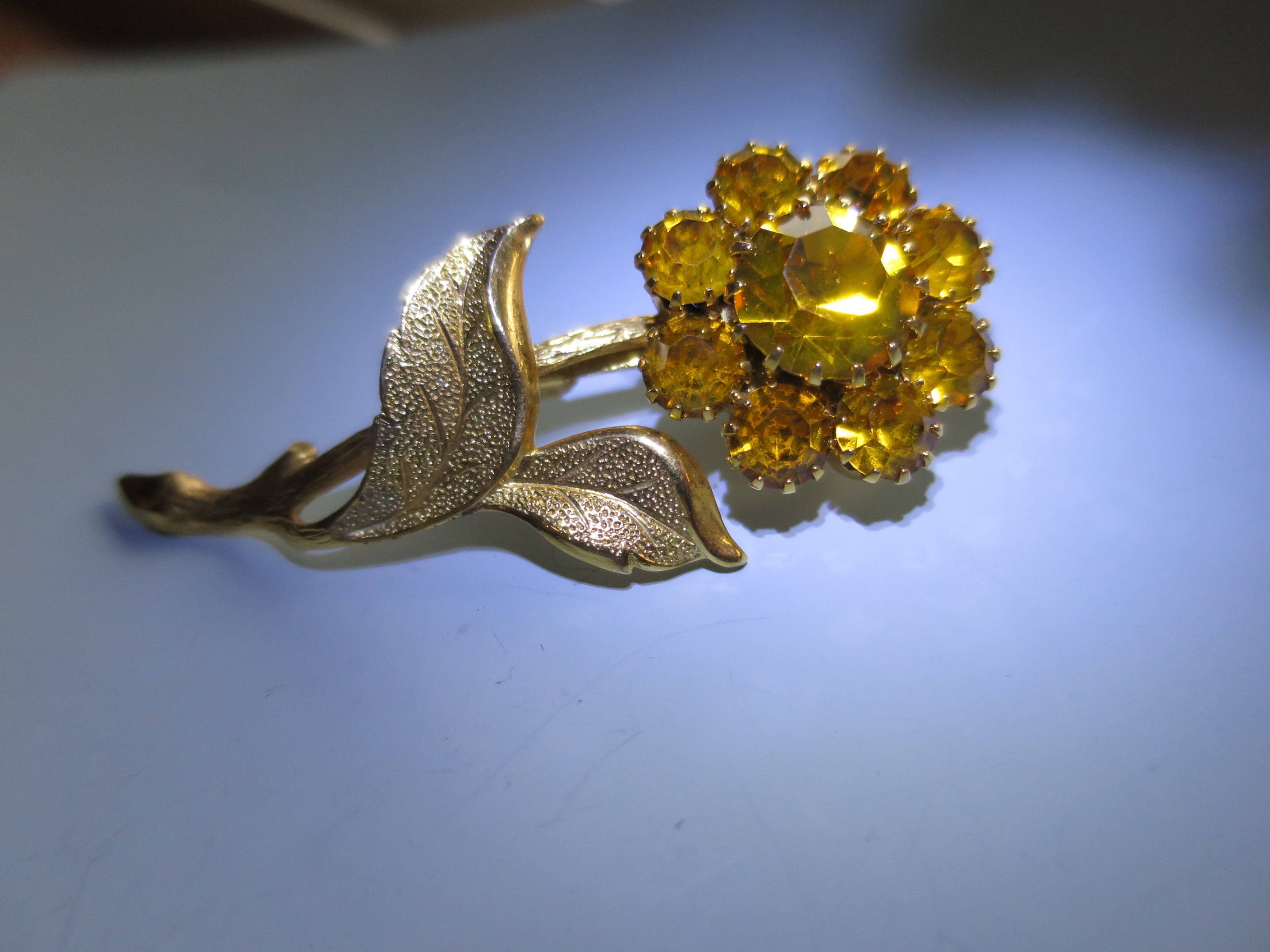 Blume Broschen Gold Farbe Schnalle Kristall Brosche Pins Brautjungfer Zubehör
