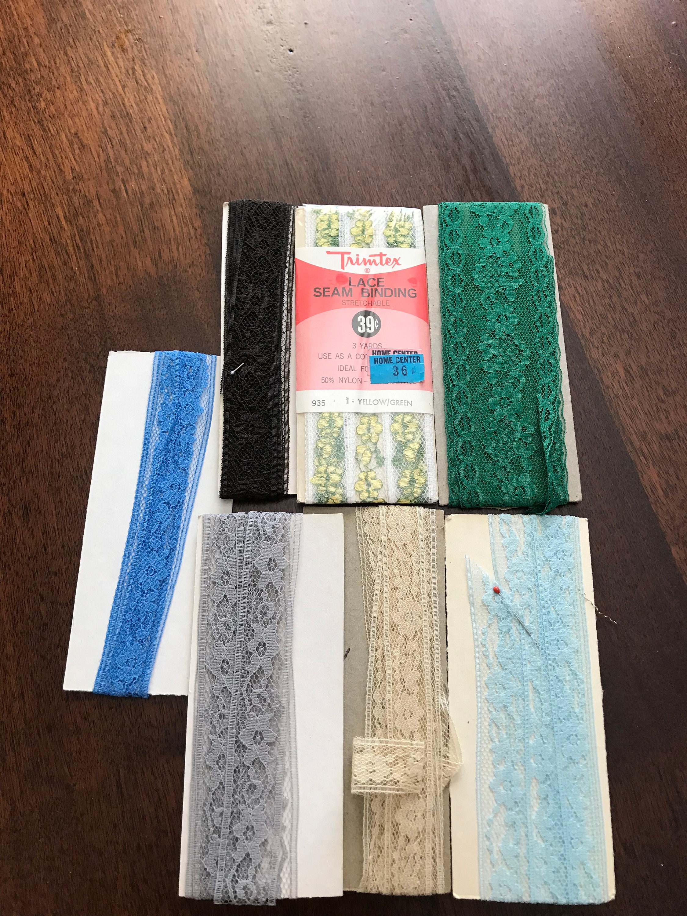 Lace Seam Binding Stretchable Tape Group Lot Sewing Notions Etsy