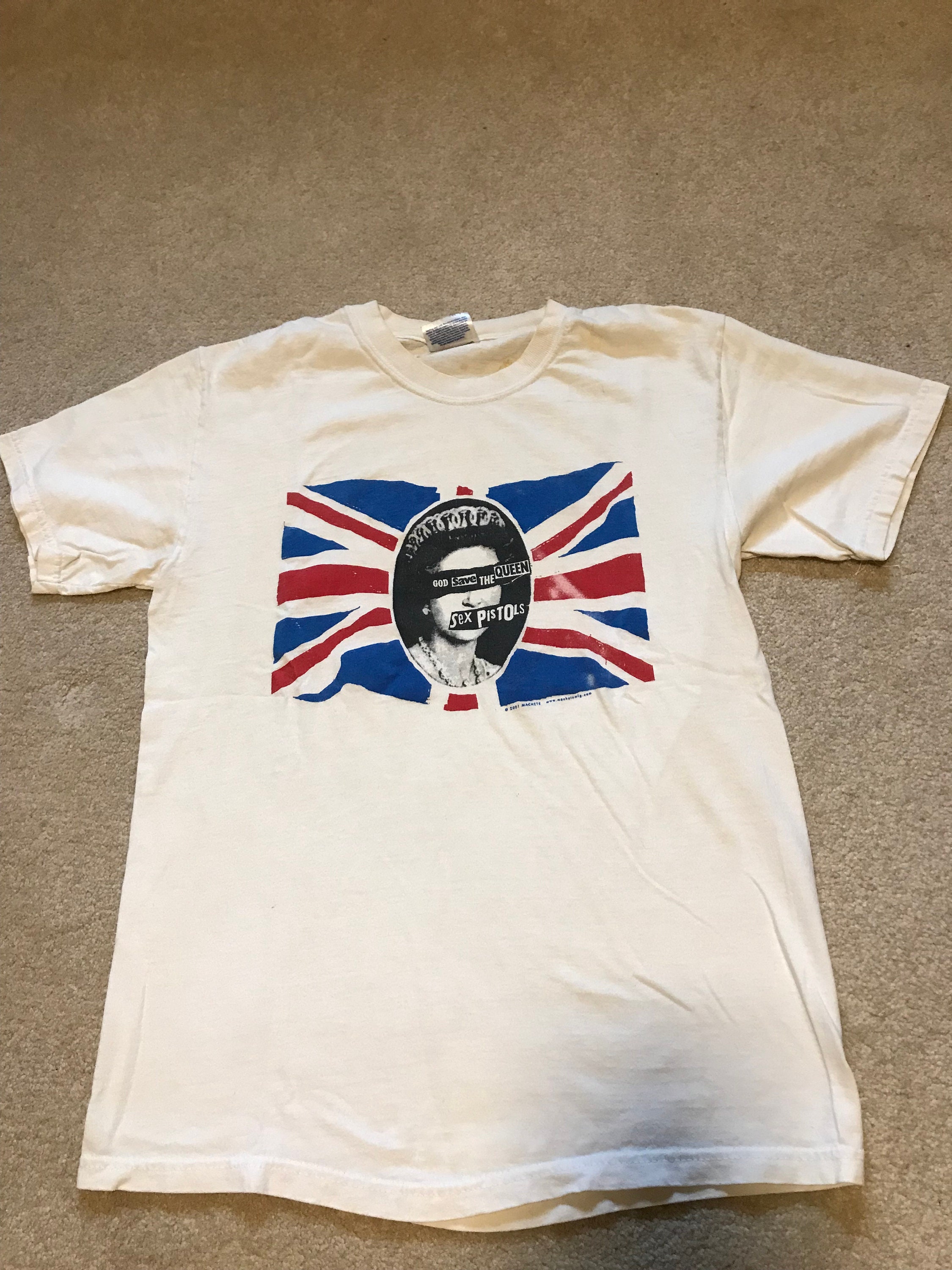 UKパンクバンドSEXPISTOLSヌードエリザベス×ジジイパンクスTシャツ