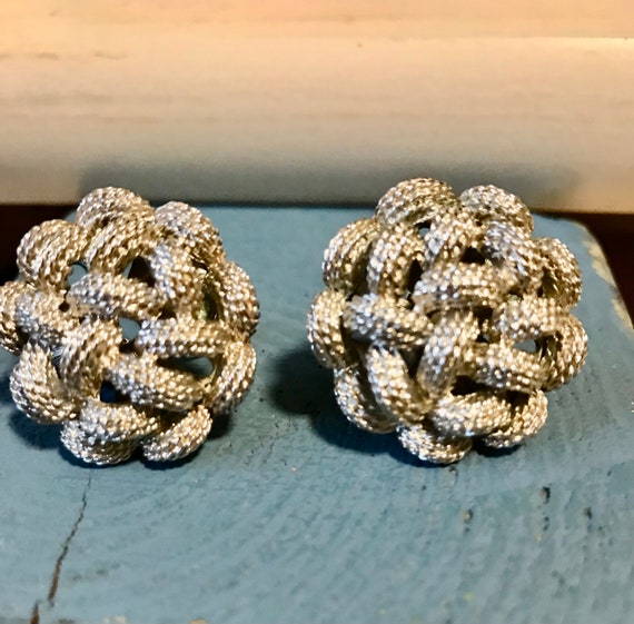 Boucles D'oreilles Fantaisie Vintage Années 70 | Multicouleur, Taille Unique - Occasion En Bon état