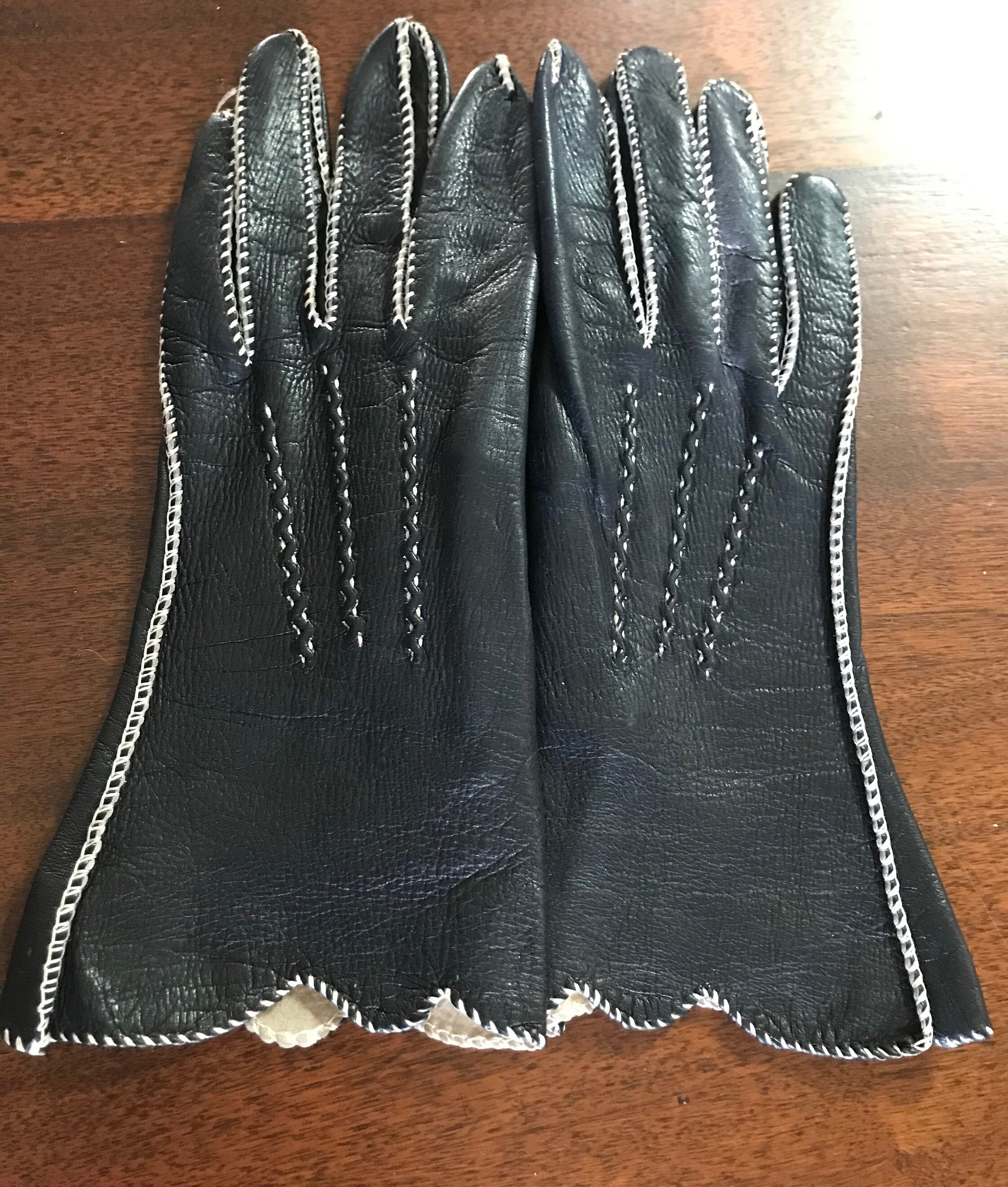 小物 Vintage Star leather glove Vintage Star leather glove
