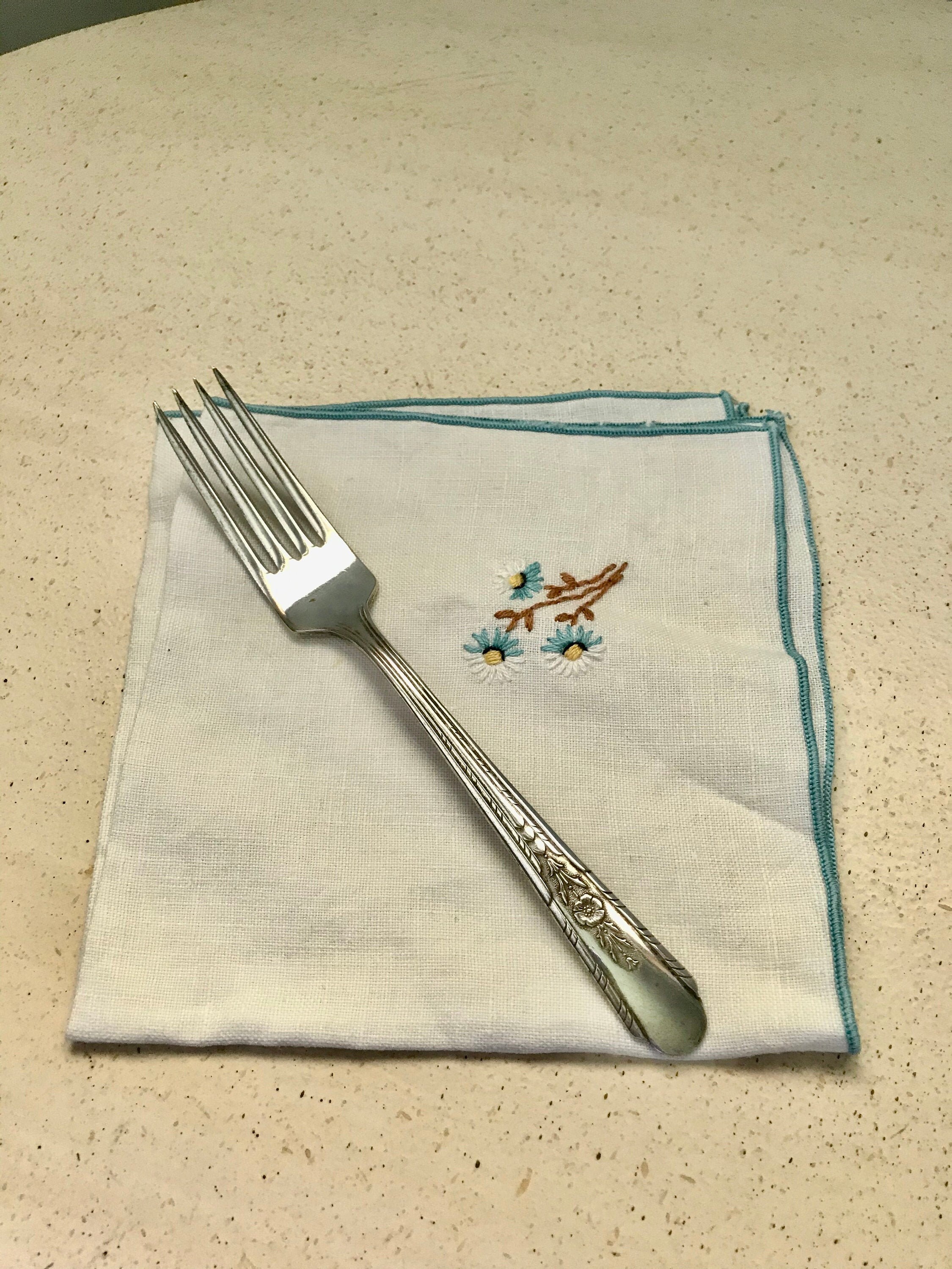 Crosby Dinner Fork Silver Plate Flatware Replacement 7 inch Dinner Fork Vintage 1935 Pattern