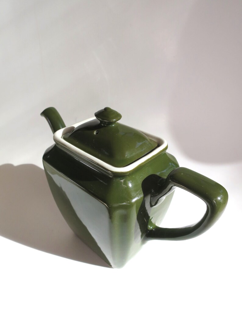 Hall China Tea Pot Art Deco 6 Cup Teapot W/ Strainer Spout Etsy
