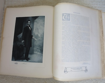1907 Presidential Portraits Book: XL Folio incl. Teddy Roosevelt, 2nd Edition