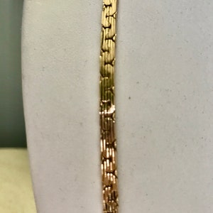 Gold Chain Necklace Herringbone Links 24 inch by Amway Glamour Necklace Vintage 1980s Fashion Jewelry