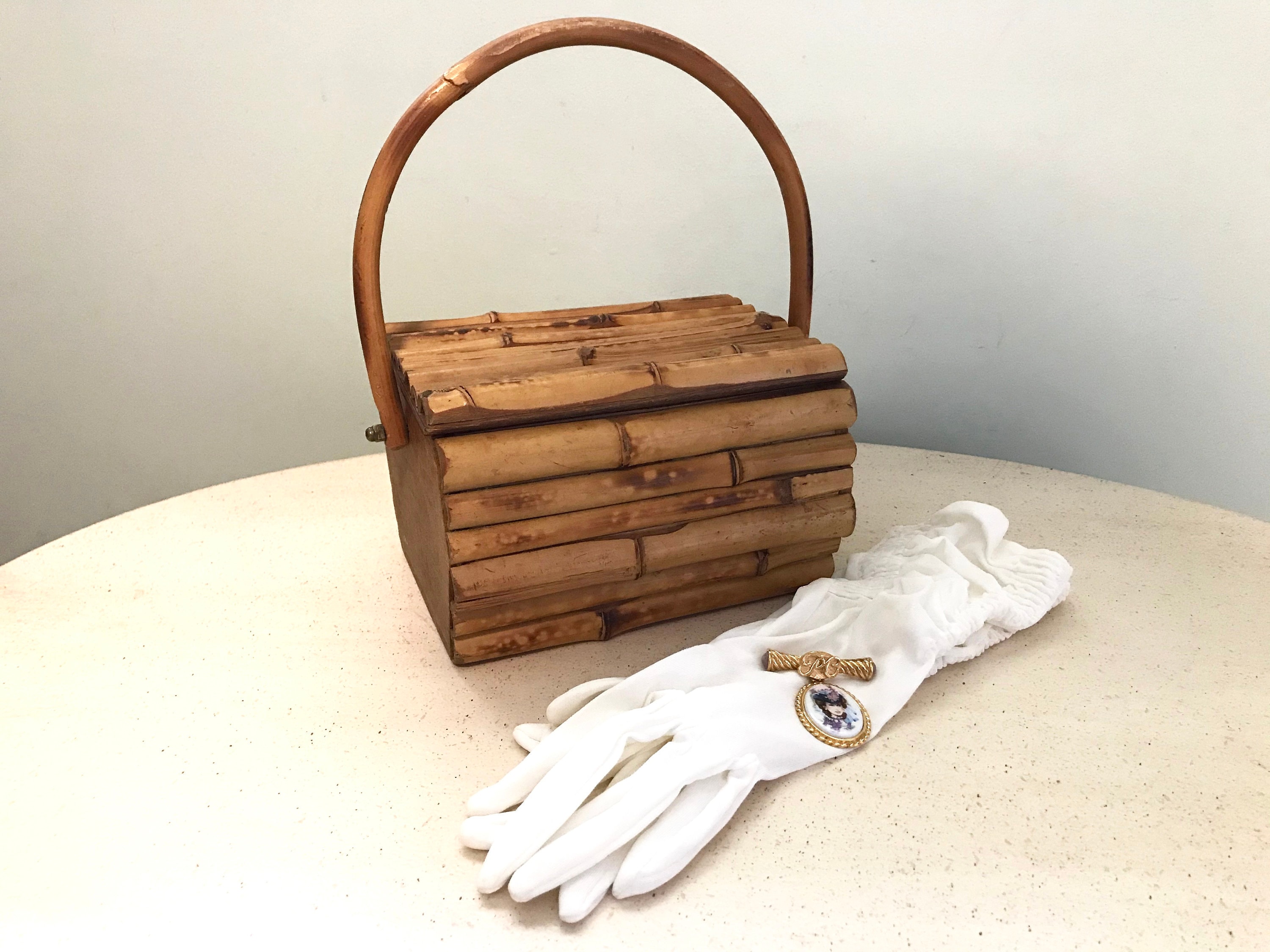 Zara store wooden handbag