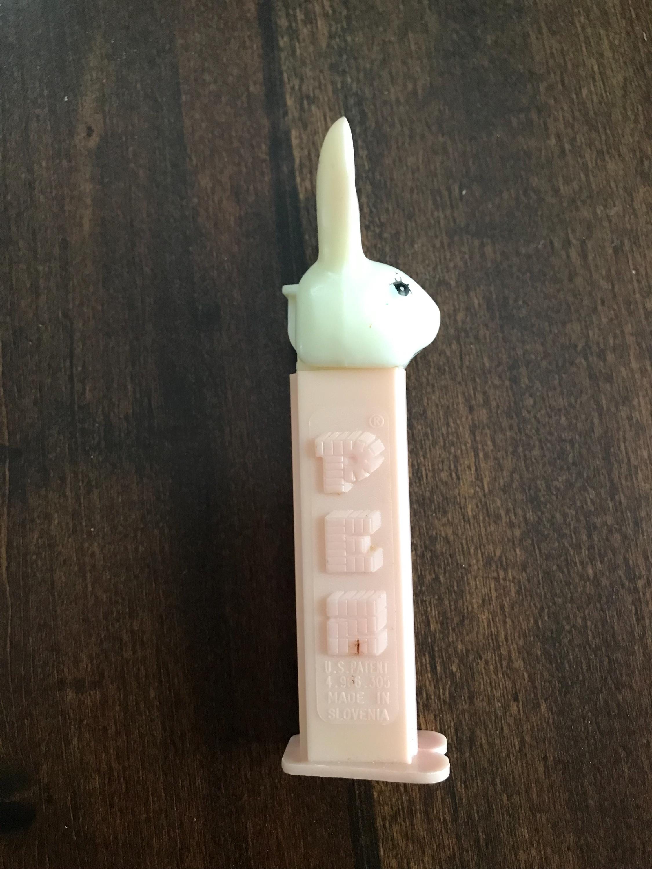 Bunny Rabbit Pez Candy Dispenser Pink Stem Vintage 1990s Advertising ...