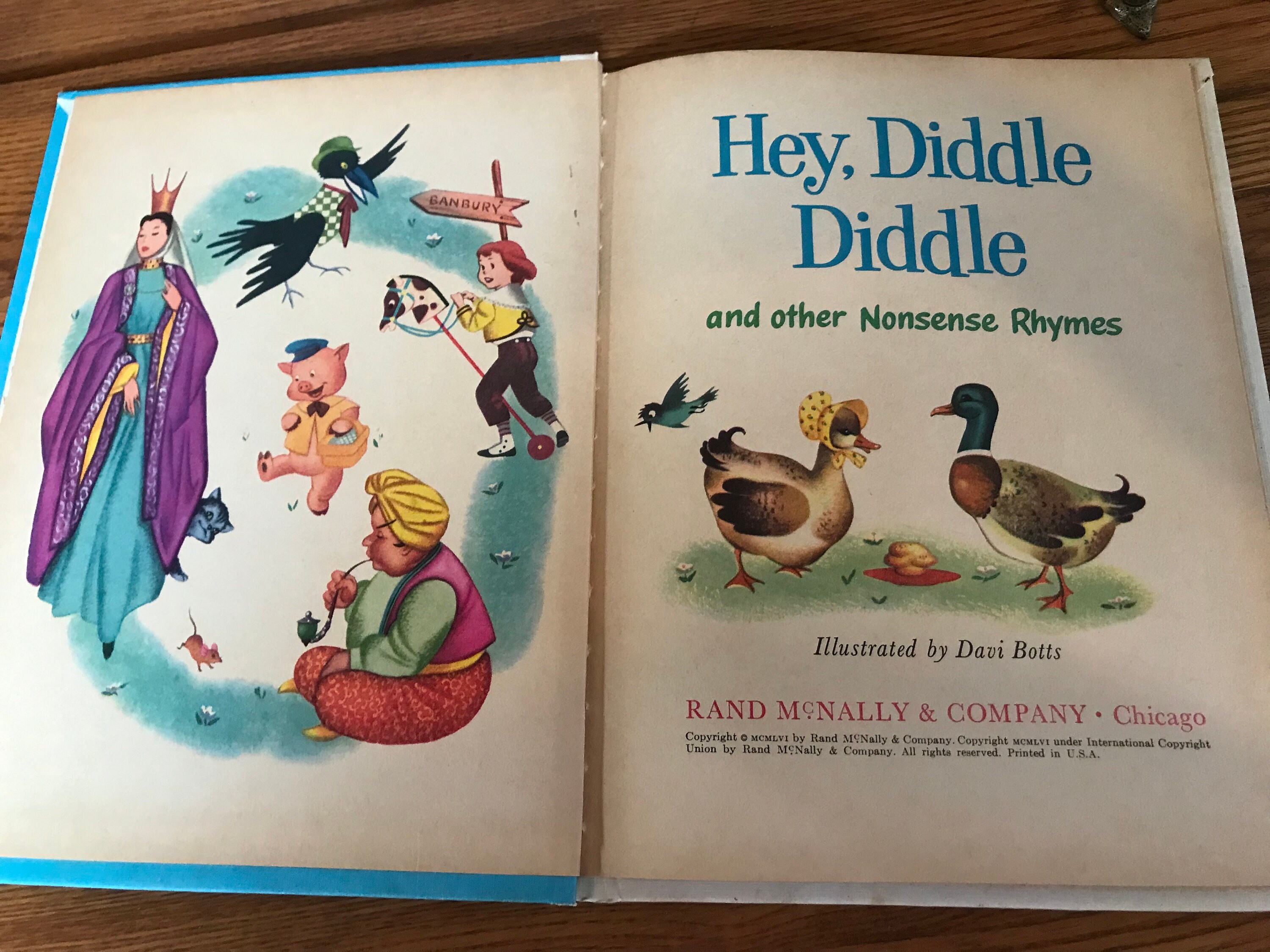 Top Diddle Hey Diddle Diddle Rhymes Book Tip Top Elf Read Aloud Book Childs ...