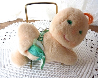 Hugga Bunch Doll Gigglet by Kenner Plush Baby Doll Red Hair Green Lame Diaper Clapper Hands Vintage 1984 Hallmark Cards Doll Soft Plushie