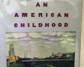 An American Childhood by Annie Dillard Ex-Library Autobiography Book Club Large Print Edition Hard Cover w/ Dust Jacket Vintage 1987