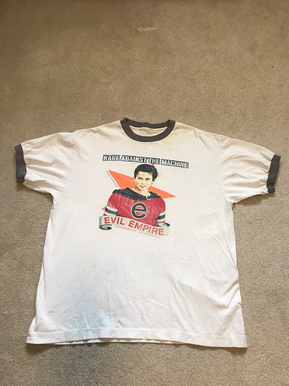 1996 Rage Against the Machine Band Tee Evil Empire Double Sided