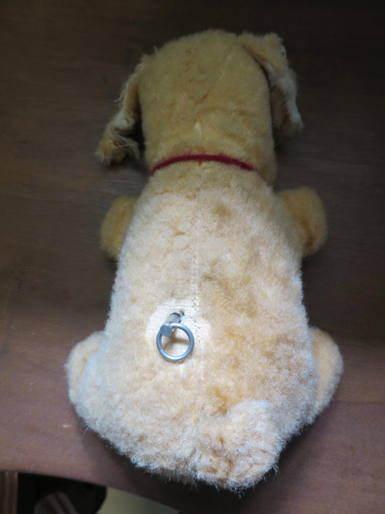 Plush Dog Toy Windup Musical Puppy Dog Lovey 1950's Etsy