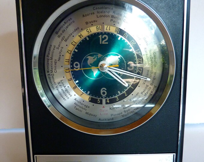 Howard Miller World Clock Model 4626 Desk or Table Clock Etsy