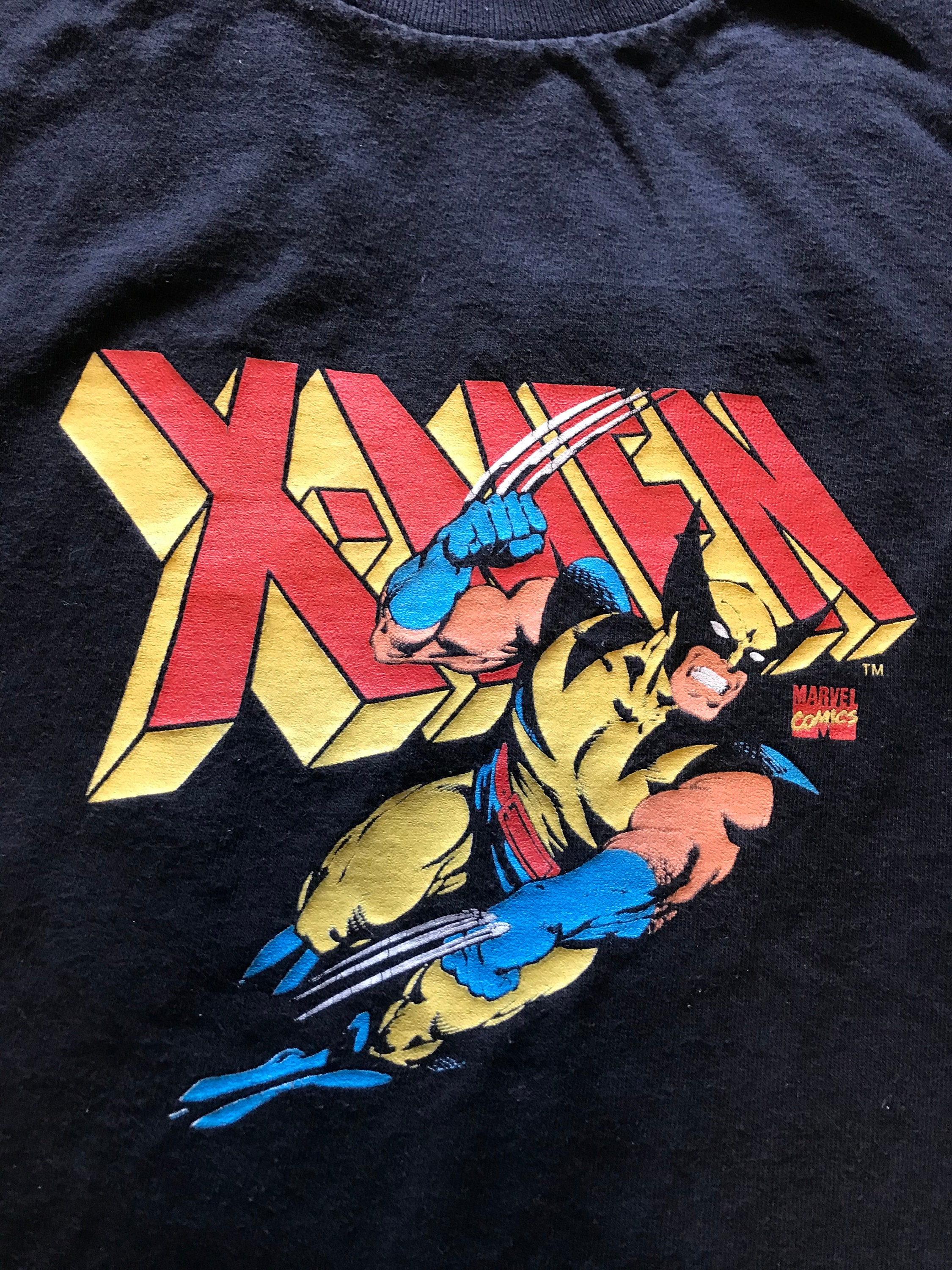MARVEL 90s wolverine X-MEN　ウルヴァリンTシャツ　両面 MARVEL 90s wolverine X-MEN ウルヴァリンTシャツ 両面 - メルカリ