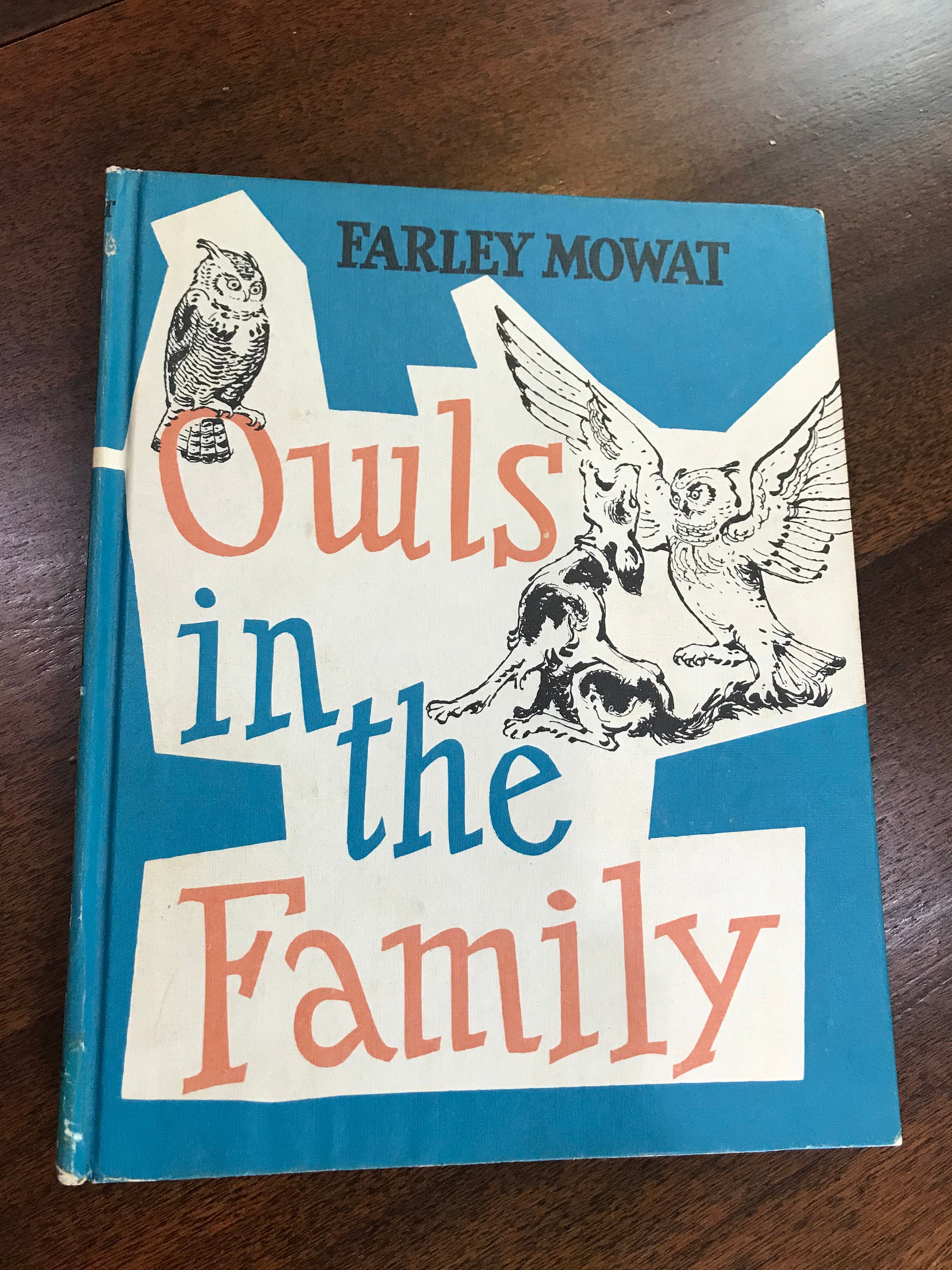 Farley Mowat's Owls in the Family Story Book Illustrated by Robert Frankenberg 1961 Vintage Chil