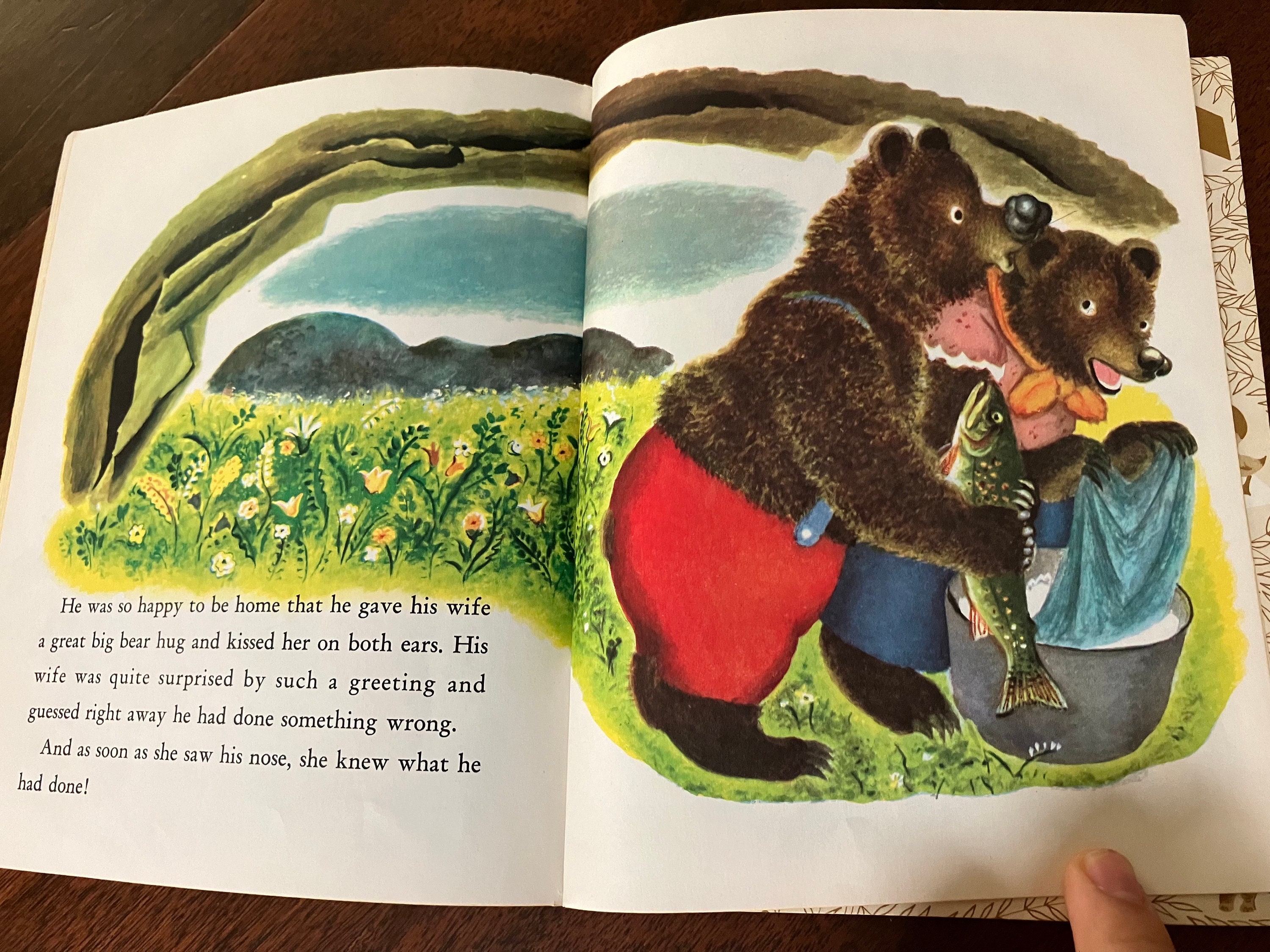 The Big Brown Bear Book Pictures by Georges Duplaix Pictures by