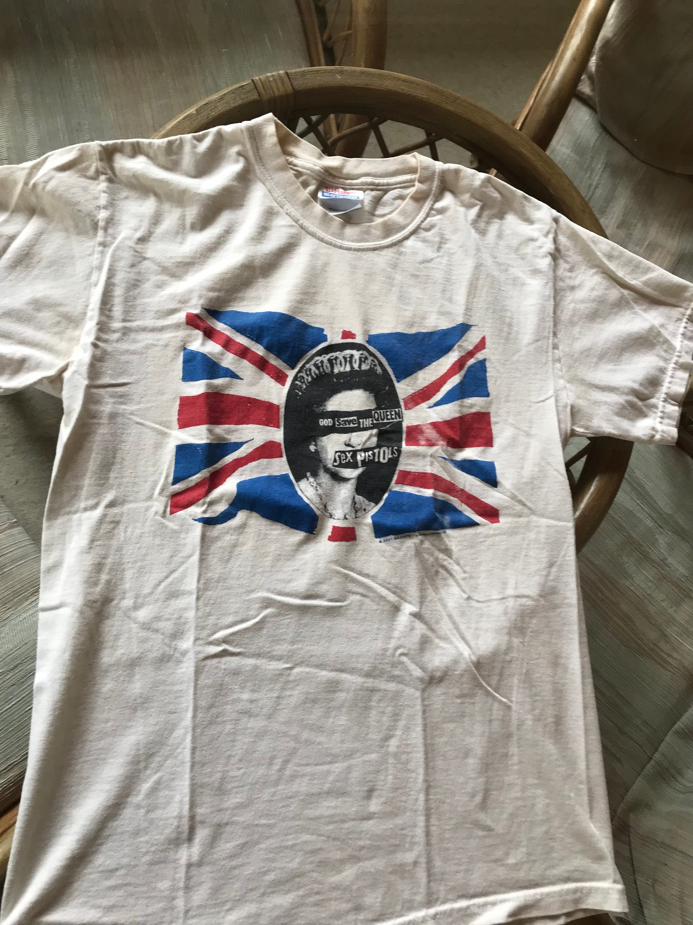 90's Sex Pistols God Save the Queen Tシャツ God Save the Queen White T-Shirt - Sex Pistols Official Store