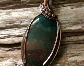 Fancy Jasper Pendant Necklace