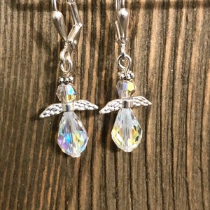 Angel Earrings, Swarovski Angel Earrings image 3