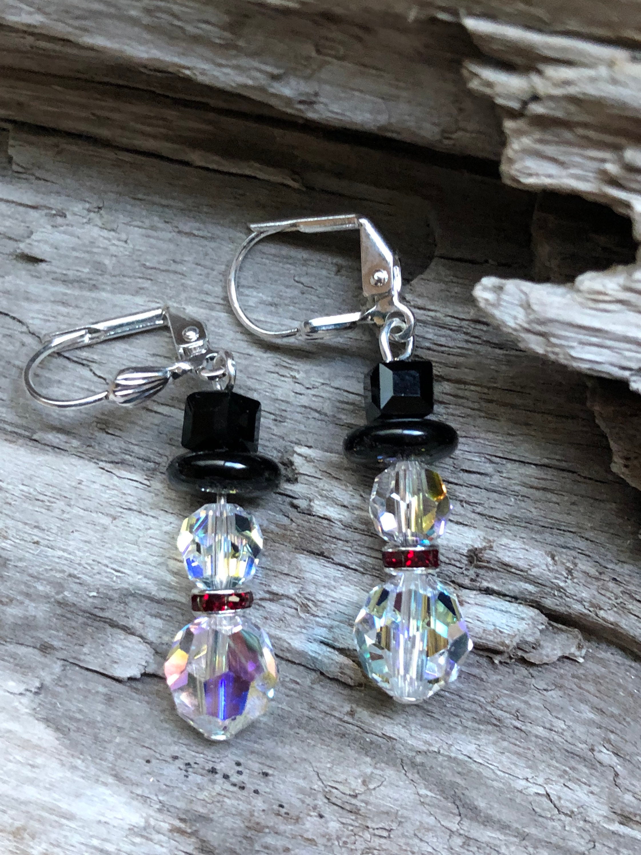 Christmas earrings swarovski outlet