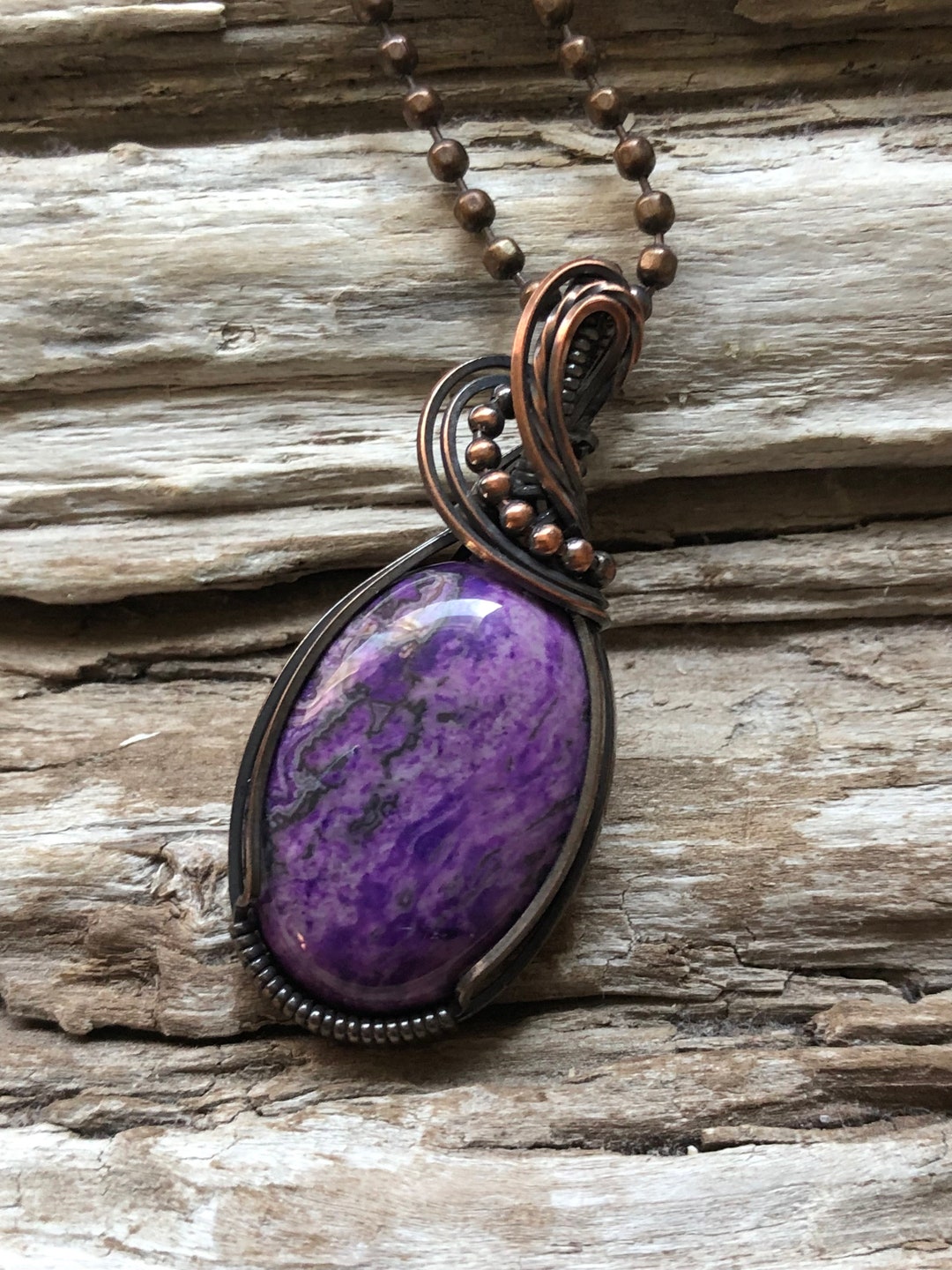 Crazy Lace Agate Oval Pendant