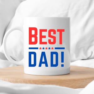 Best dad Ceramic Mug,dad mug, Father day gift mug, Birthday Gift ,gift for her ,Father&#39;s Day Gift, Dad Present, christmas gift,gift for dad