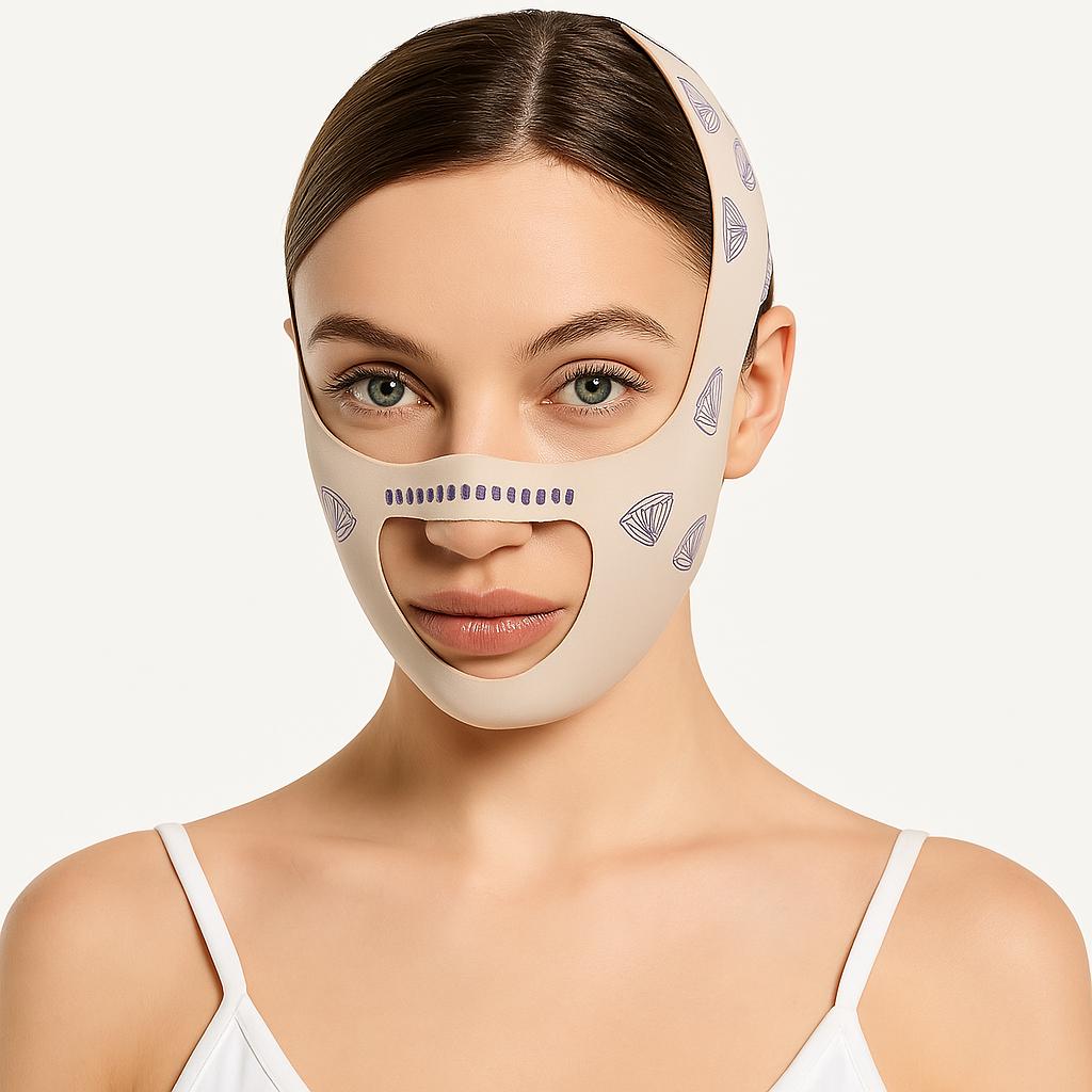Reusable V-Line Lifting Mask – Firming Chin and Jawline Strap | Anti-Aging Face Sculpting Tool | Slimming Effect